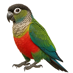 Crimson-bellied Conure